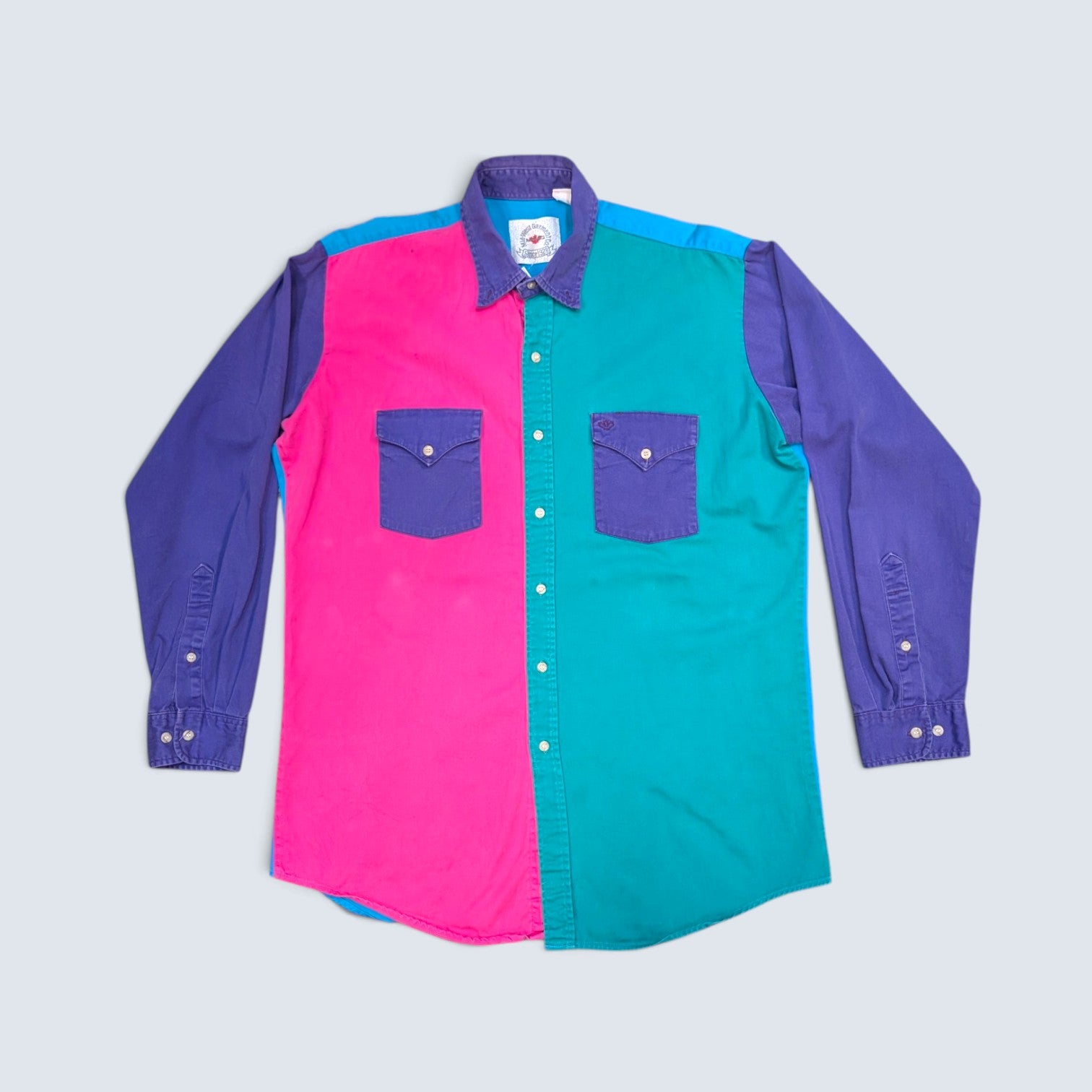 MWG Color Block Button Down Shirt