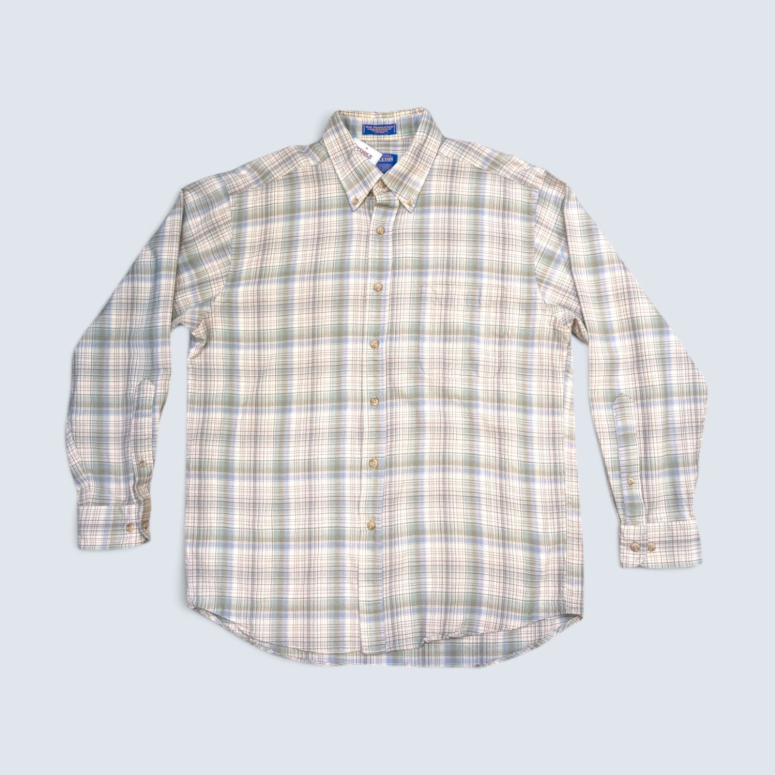 Pendleton 100% Wool Plaid Flannel