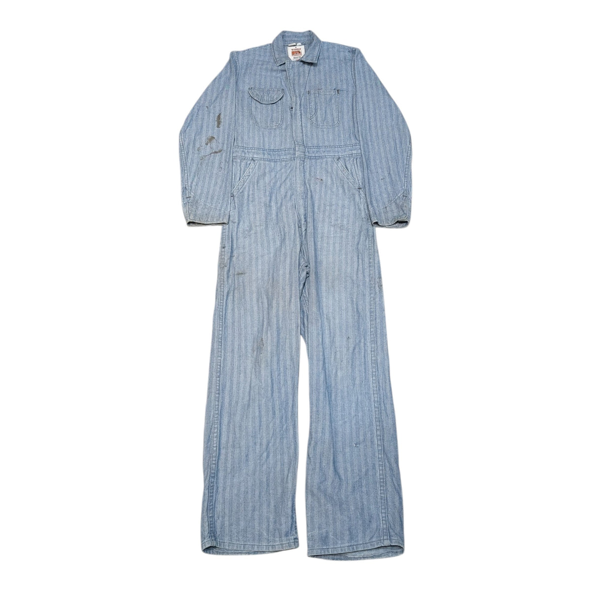 1960s Casey Jones Herringbone Denim Coveralls