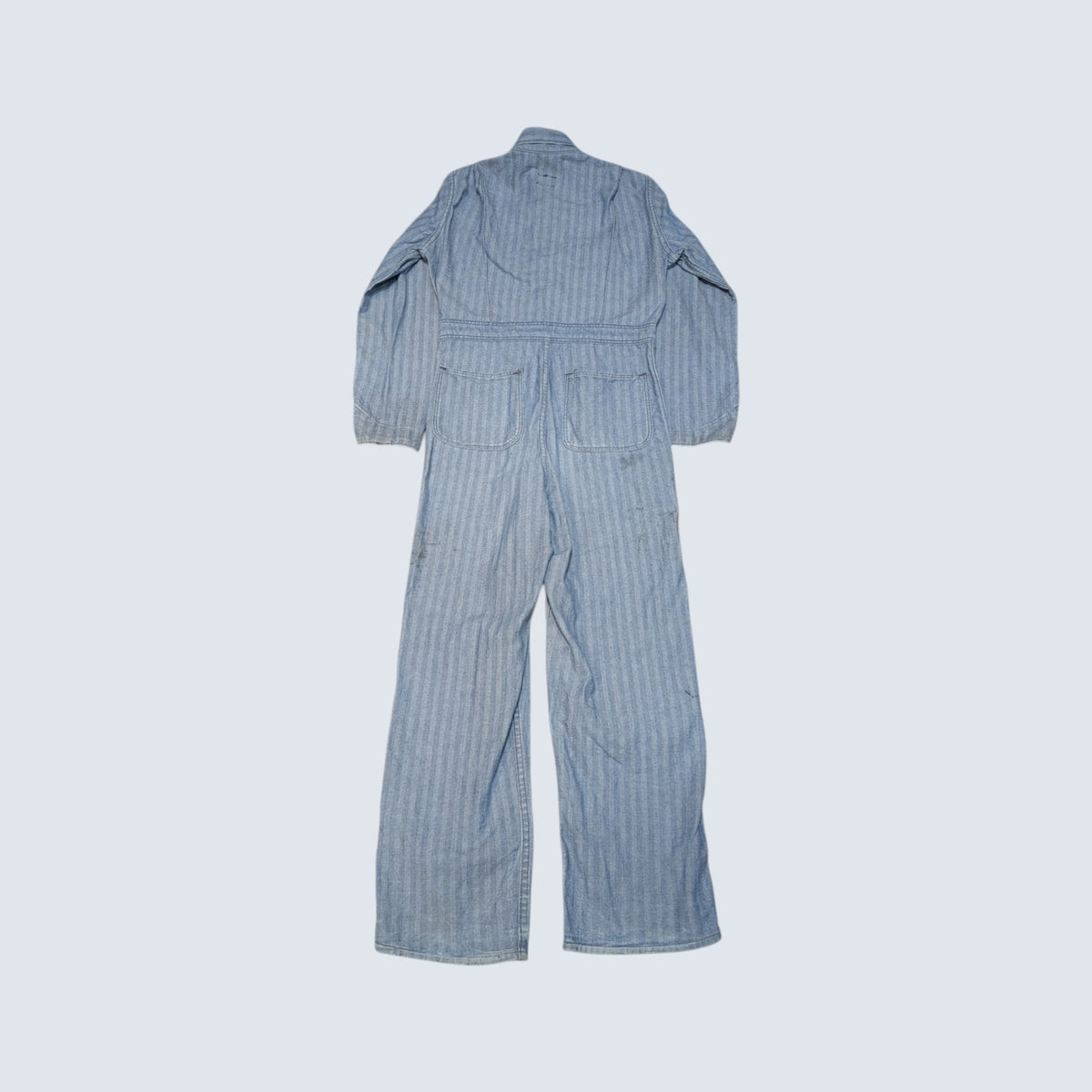 1960s Casey Jones Herringbone Denim Coveralls