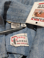 1960s Casey Jones Herringbone Denim Coveralls