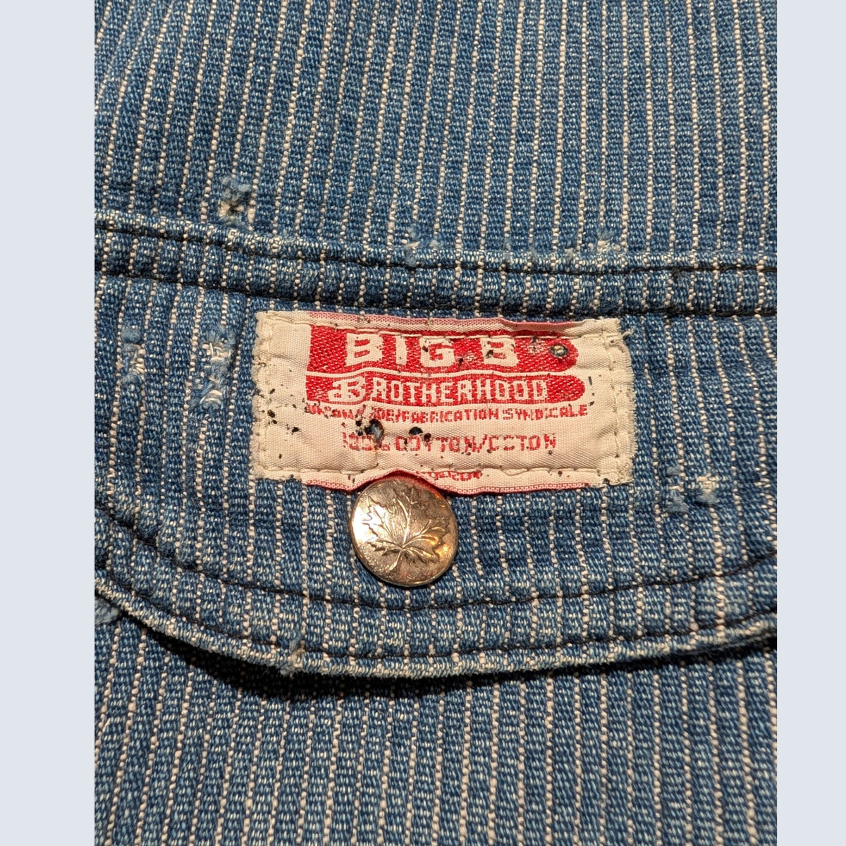 Big B Brotherhood Denim Overalls