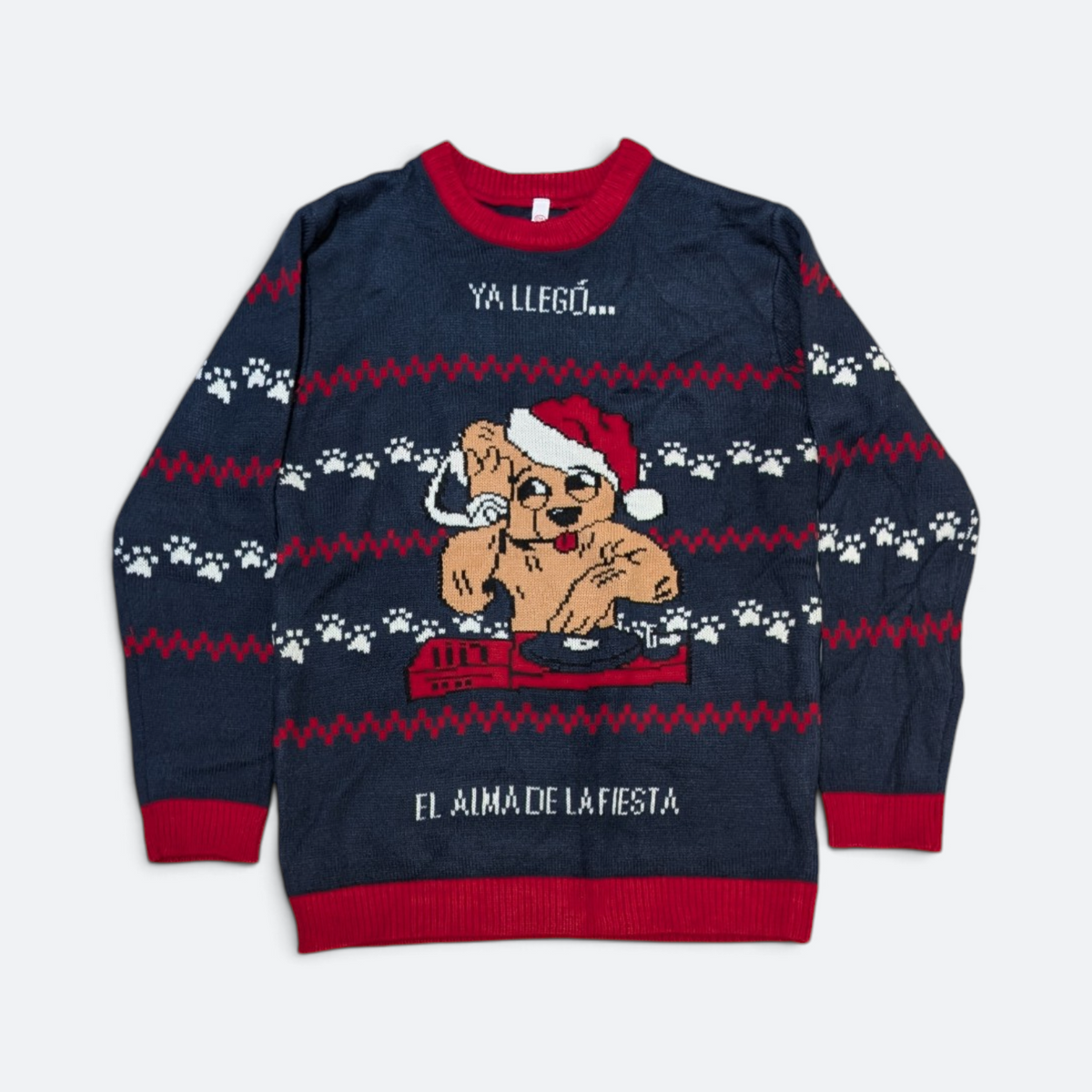 "Ya llegó el alma de la fiesta" Christmas Sweater