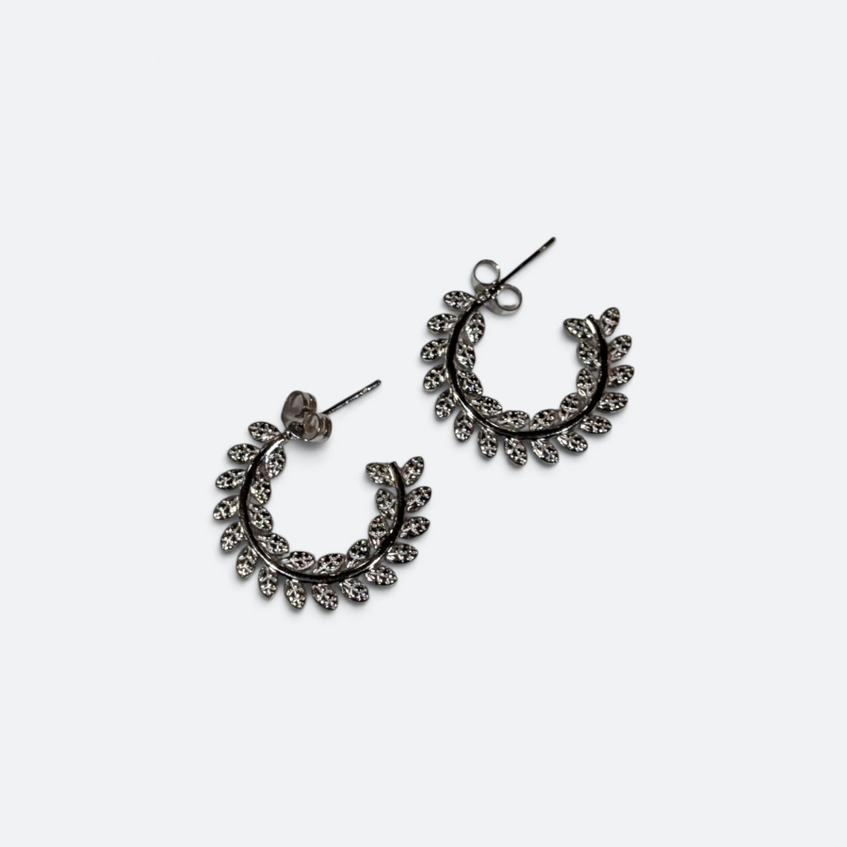 "Vine" Silver Earrings