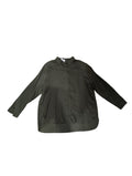 Dark Green Cotton Button Up XL