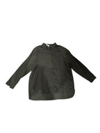 Dark Green Cotton Button Up XL