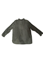 Dark Green Cotton Button Up XL