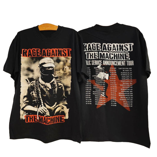 Y2K Rage Against The Machine "Public Service Announcement Tour" Tee