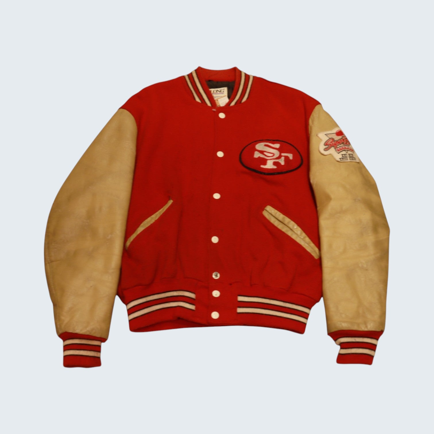San Francisco 49ers Red Varsity Jacket