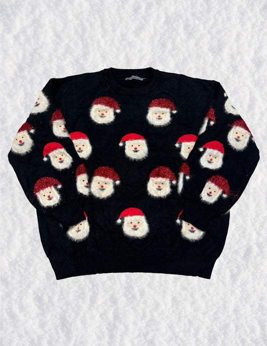 Santa Face Christmas Sweater