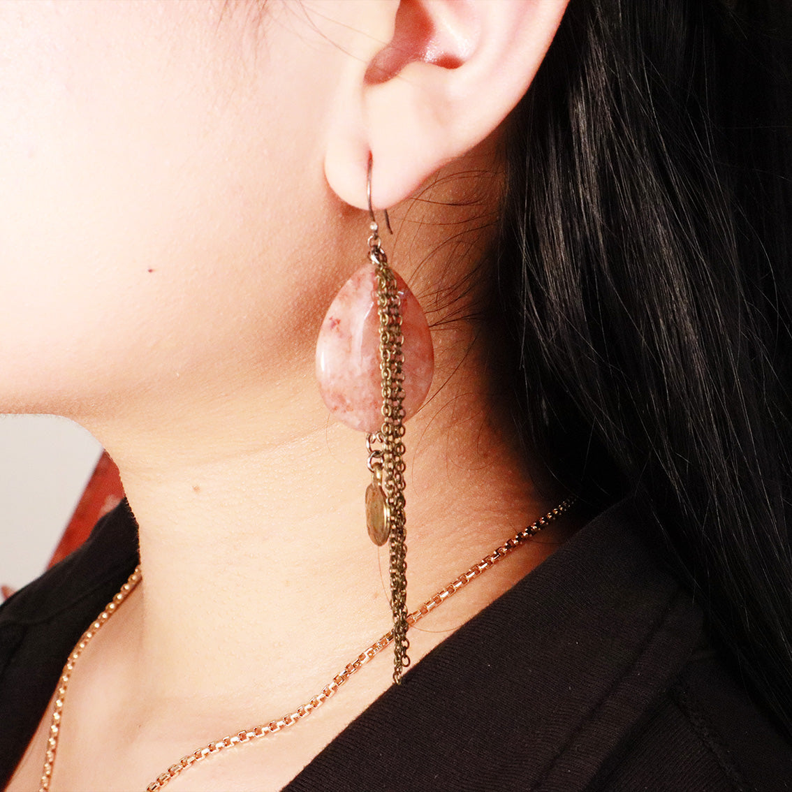 Vintage Stone Earring