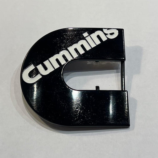 Black Cummins Belt Buckle
