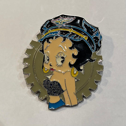 Betty Boop Gear Belt Buckle