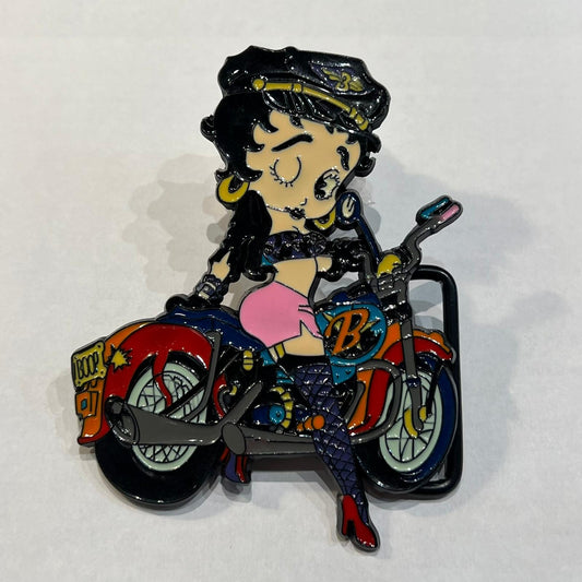 Betty Boop Motorcycle Belt Buckle