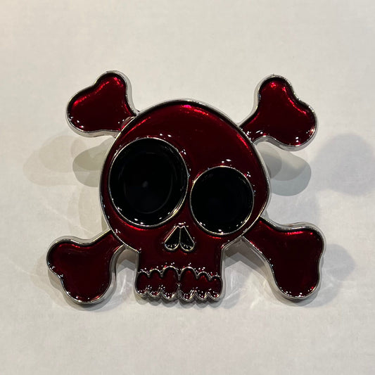 Red Skull Belt Buckle