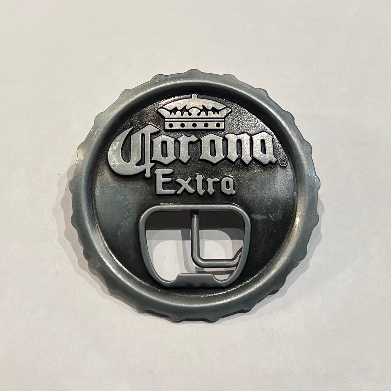 Silver Corona Extra Belt Buckle