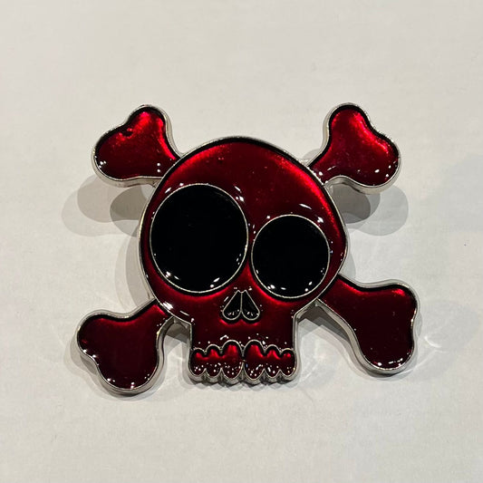 Red Skull Belt Buckle