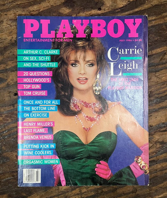 Playboy July 1986 The Fist Lady Of The Playboy Mansion