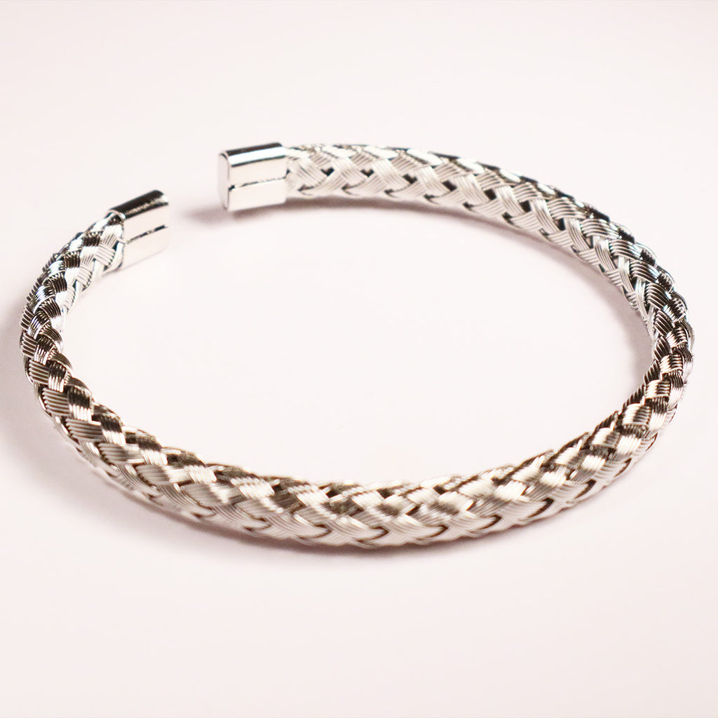 Braided Silver Bracelet