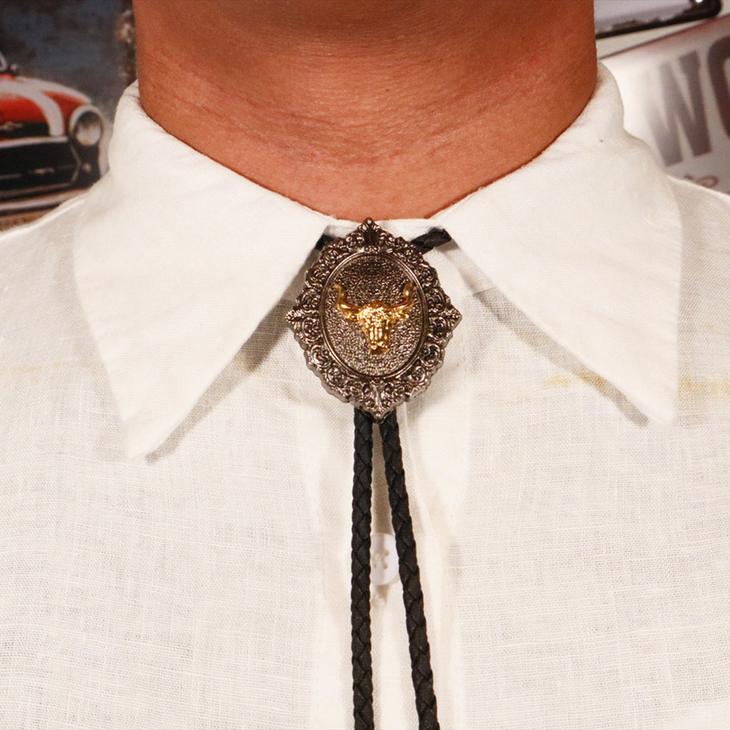 Longhorn Embellished Bolo Tie