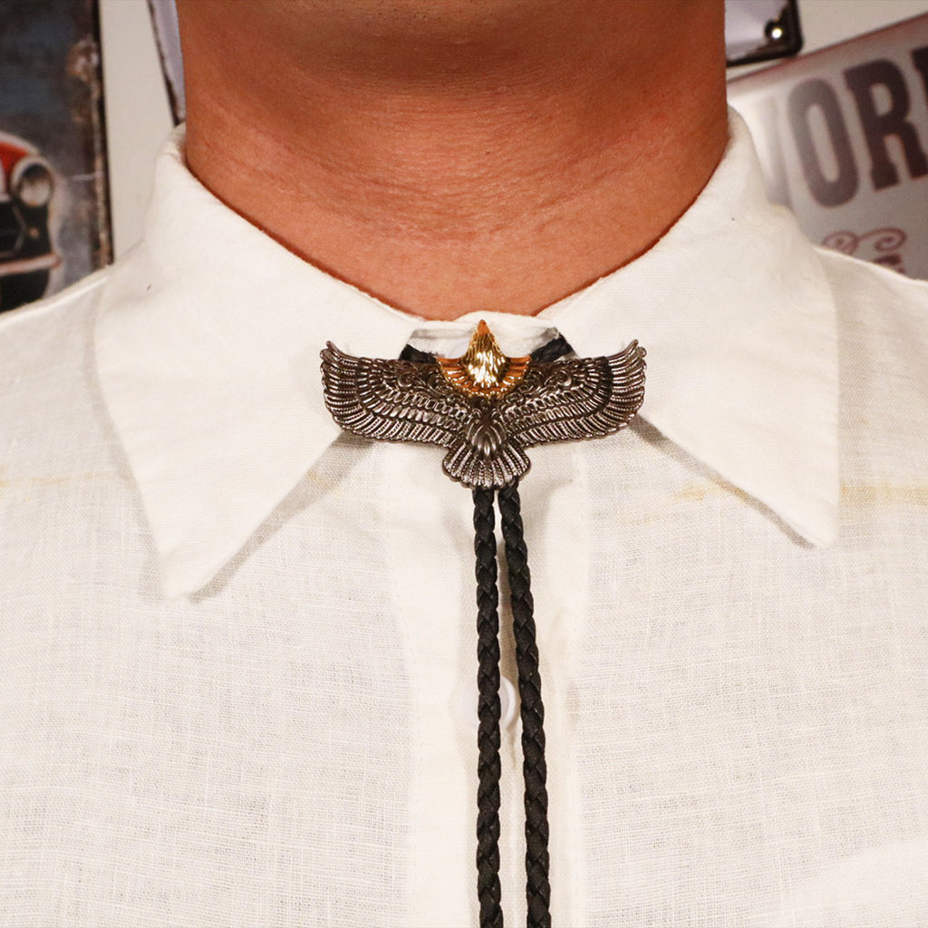 Eagle Embellished Bolo Tie