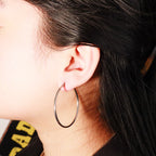 Classic Silver Hoops