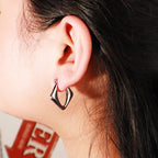 "Teardrop" Silver Earrings