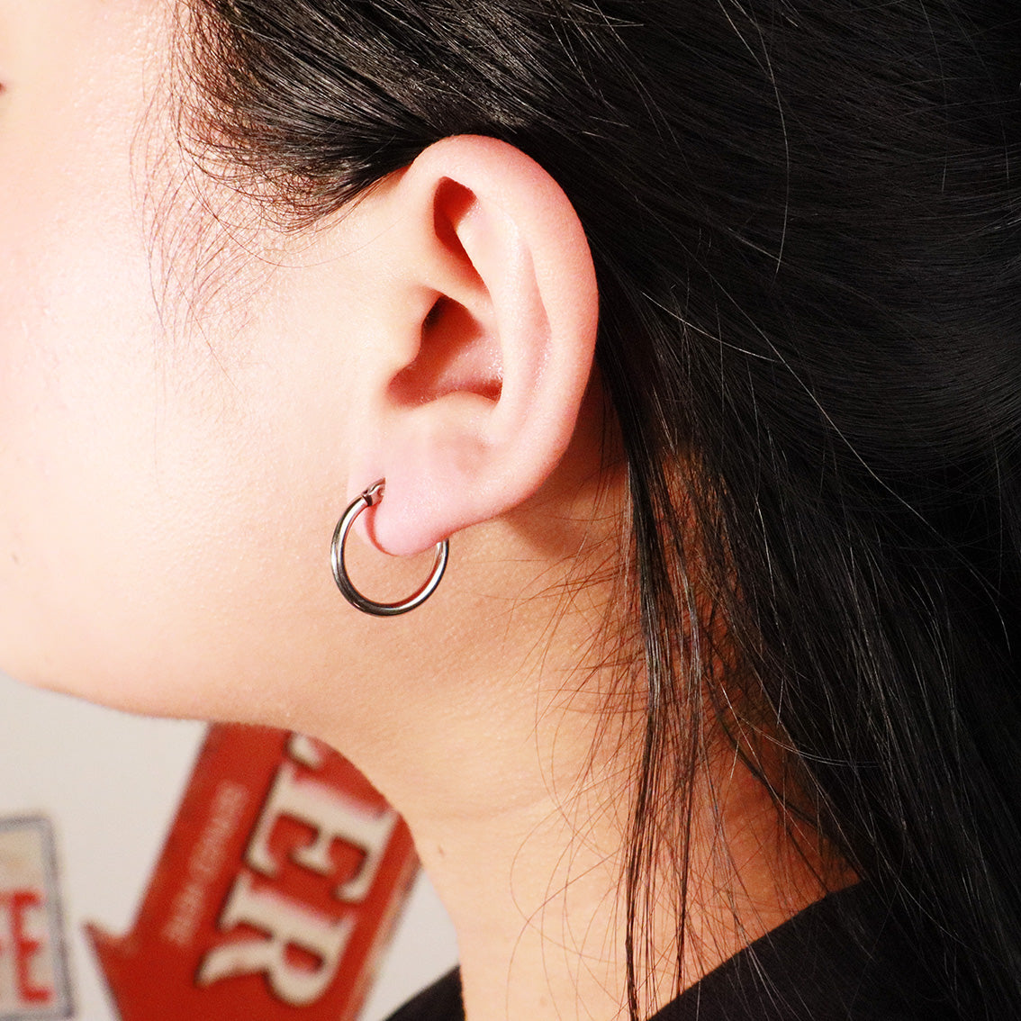 Classic Extra Small Silver Earrings