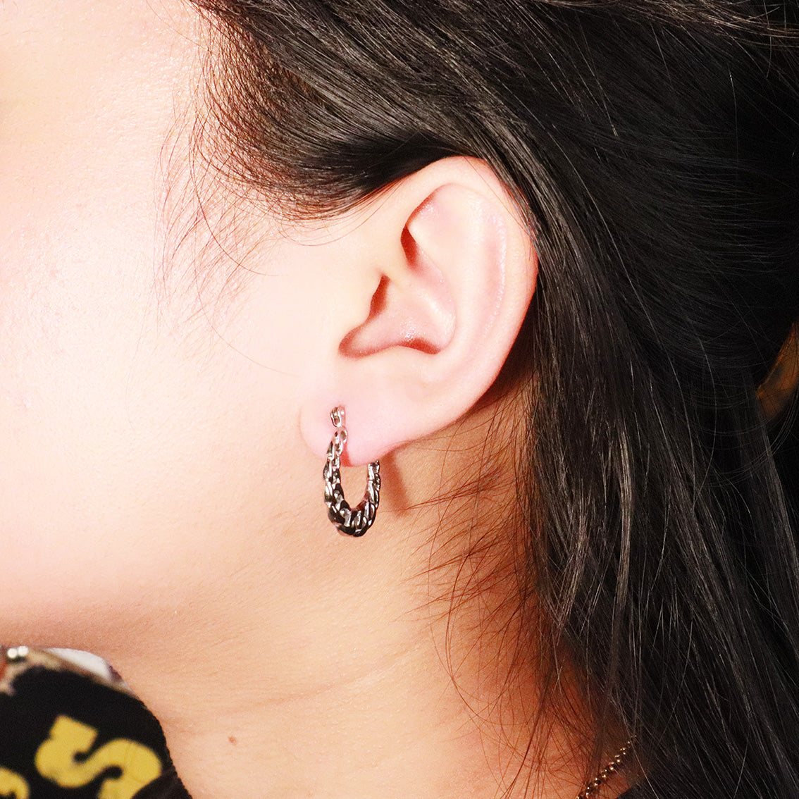 "The Link" Silver Earrings