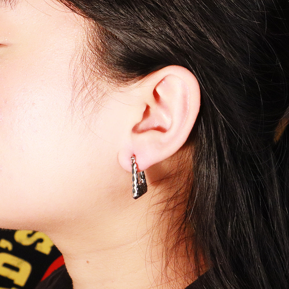 "Scale" Silver Earrings