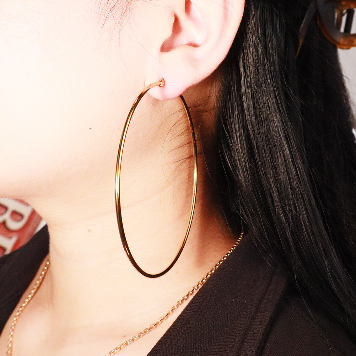 Classic Gold Hoops (2 Sizes)