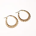 Twisted Gold Earring