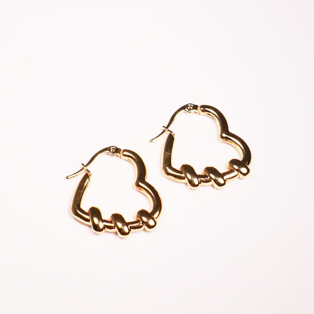 Heart Gold Earring