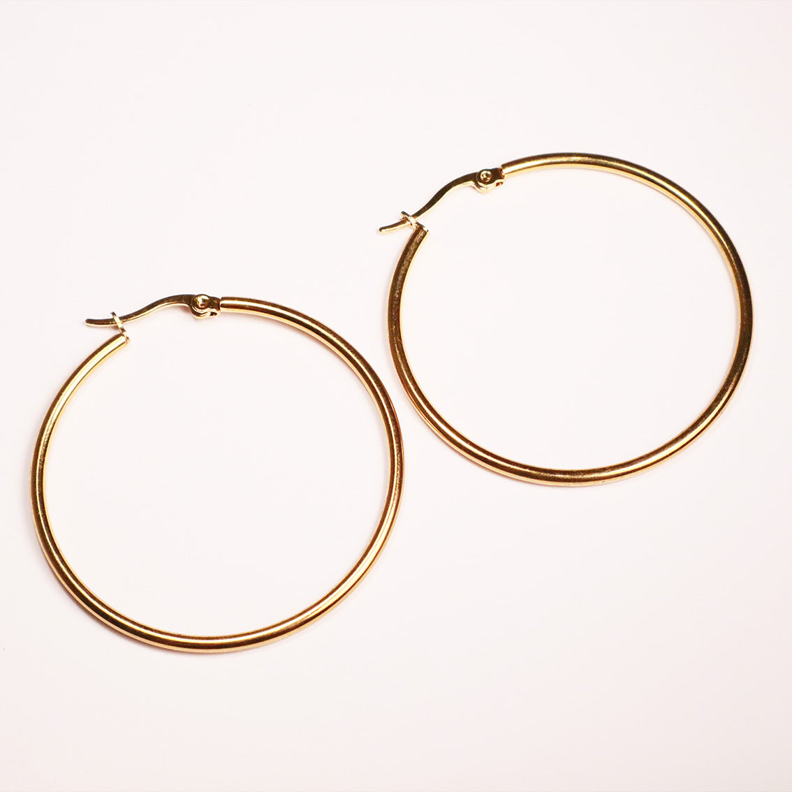 Classic Gold Hoops (2 Sizes)