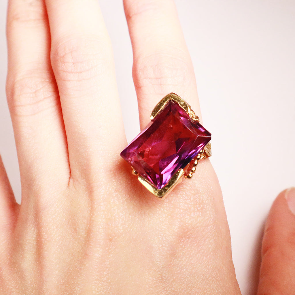 Mid - Century Cocktail Ring