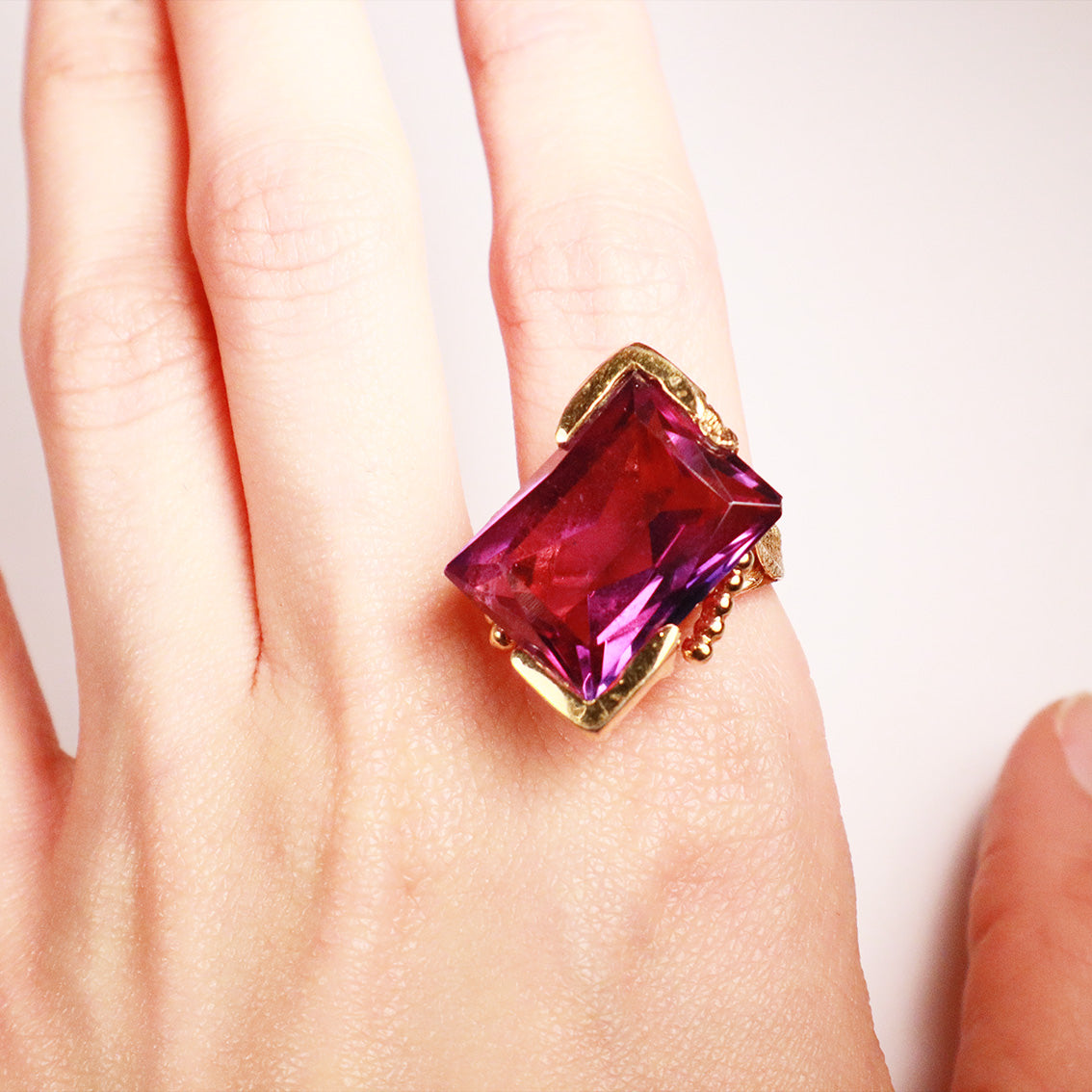 Mid - Century Cocktail Ring