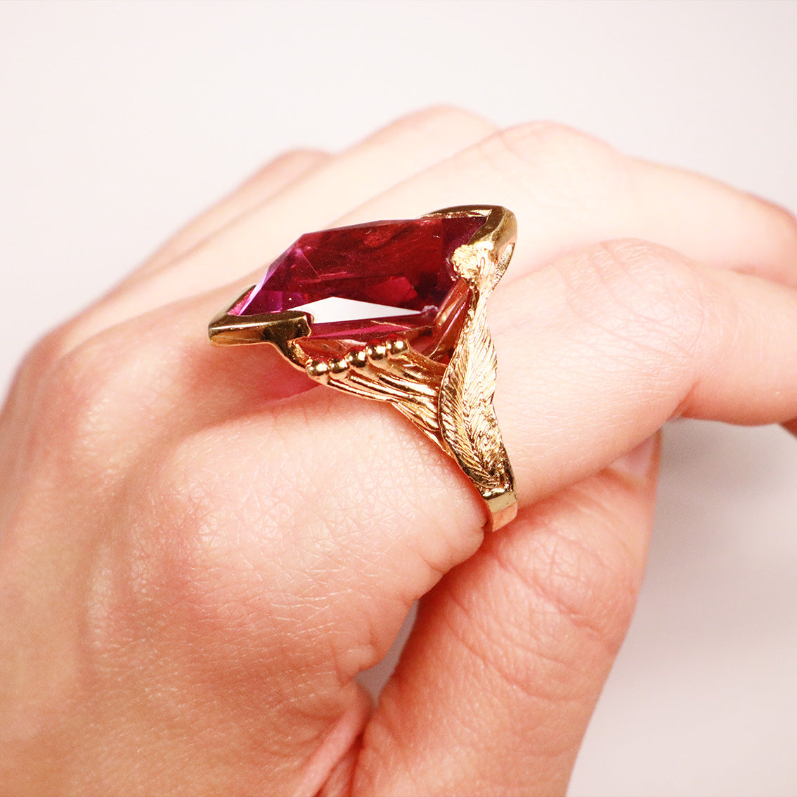 Mid - Century Cocktail Ring