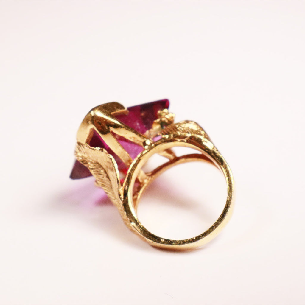 Mid - Century Cocktail Ring