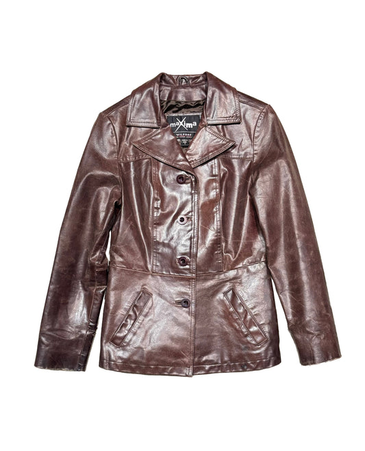 Maxima Leather Coat