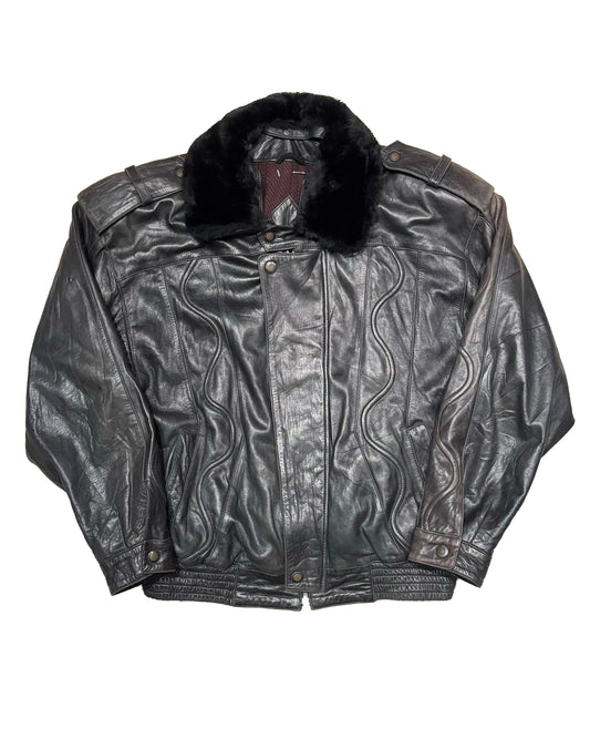 Leather Aviator Jacket