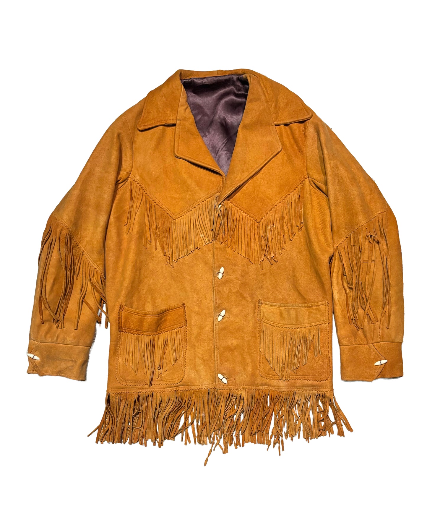 Suede Fringe Jacket