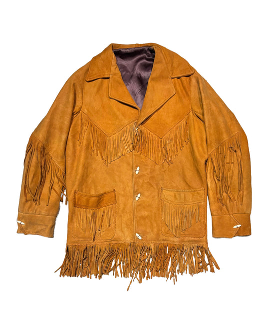 Suede Fringe Jacket