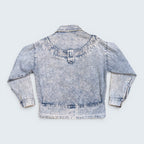 Yaring 90's acid wash Denim Jacket  - L