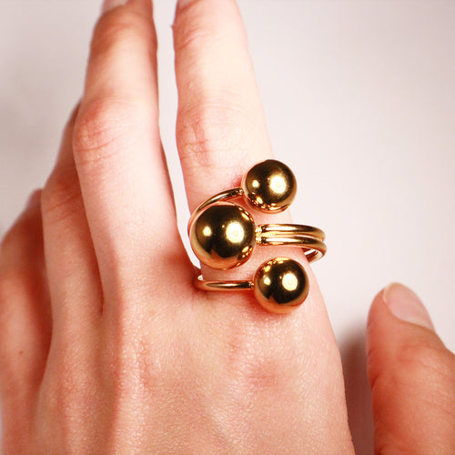 Big Gold Ring – additional view, STOXX THRIFT & VINTAGE
