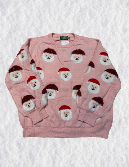 Santa Face Christmas Sweater