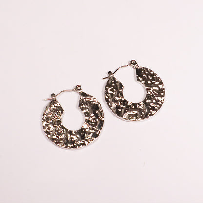 "Foil" Silver Earrings