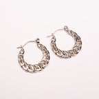 "The Link" Silver Earrings