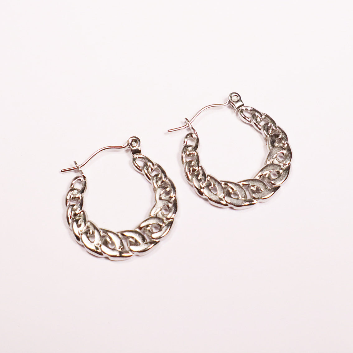 "The Link" Silver Earrings