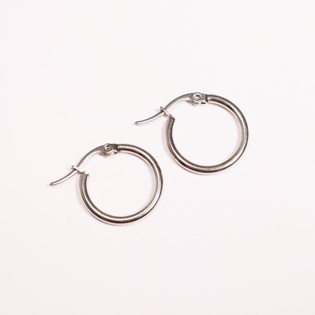Classic Extra Small Silver Earrings
