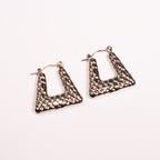 "Scale" Silver Earrings